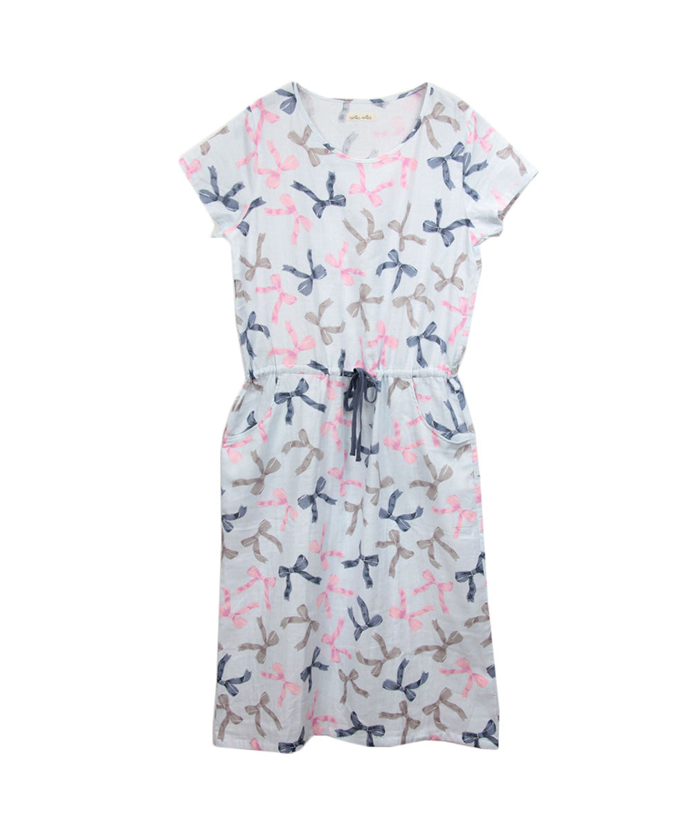 パジャマ レディース ネグリジェ ワンピース 半袖 夏 綿 夏用綿100% ダブルガーゼ コットン ワンピ  f00365