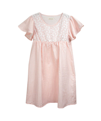 レディース パジャマ ネグリジェ 半袖  綿 コットン 夏  [綿100%ダブルガーゼ] f00368